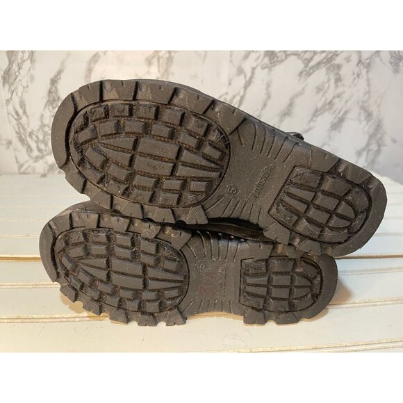 Northside Girls Winter Snow Boots Size 5 Waterproof Insulated Leaf Pattern Black - Picture 6 of 7